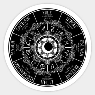 Wheel of the Year Sticker